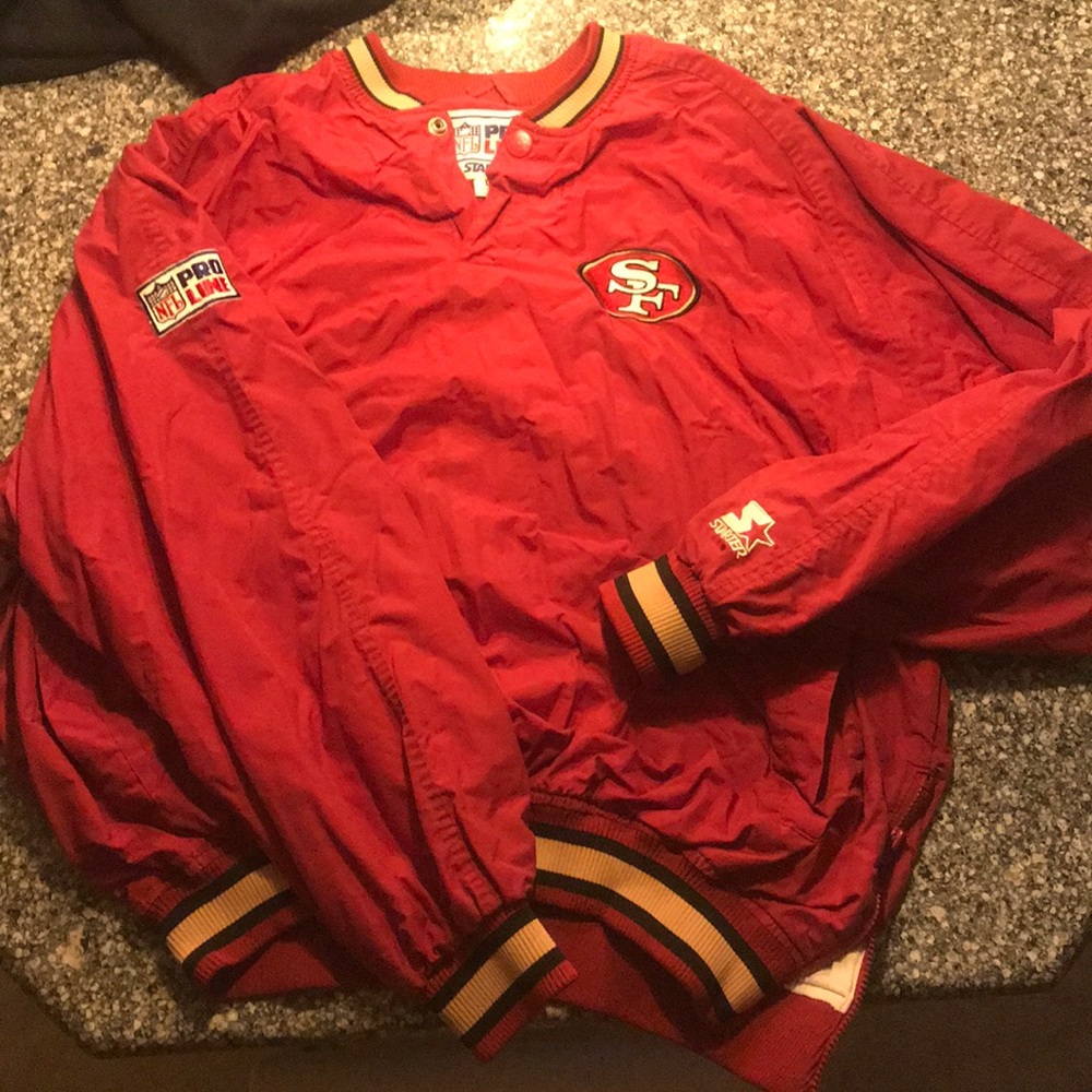 Proline starter 49ers pullover vintage jacket